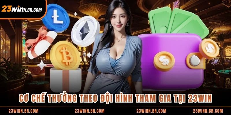 Cơ chế thưởng theo đội hình tham gia tại 23WIN