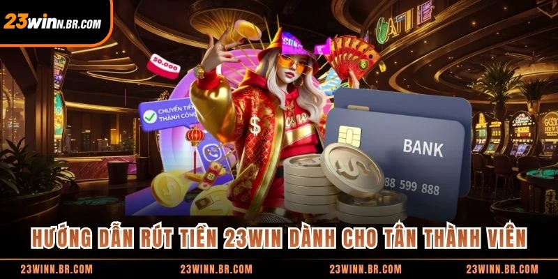 Hướng dẫn rút tiền 23WIN dành cho tân thành viên