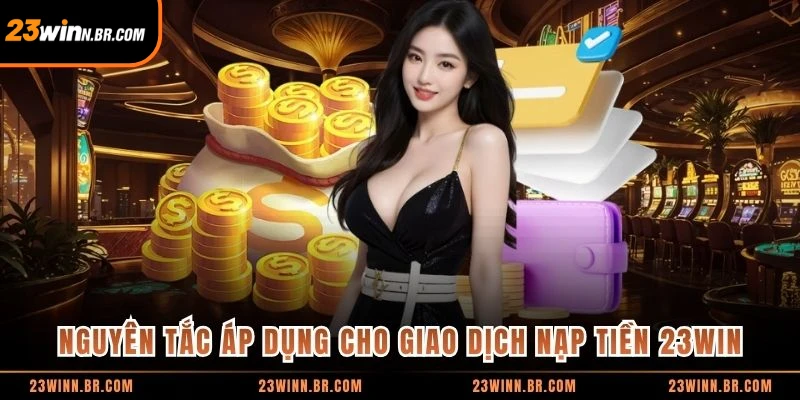 Nguyên tắc áp dụng cho giao dịch nạp tiền 23WIN