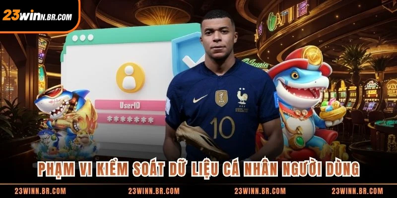 Phạm vi kiểm soát dữ liệu cá nhân người dùng