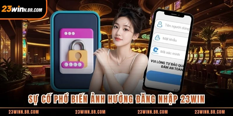 Sự cố phổ biến ảnh hưởng đăng nhập 23WIN
