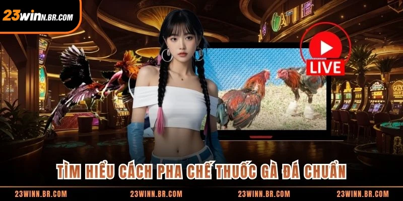 Tìm hiểu cách pha chế thuốc gà đá chuẩn